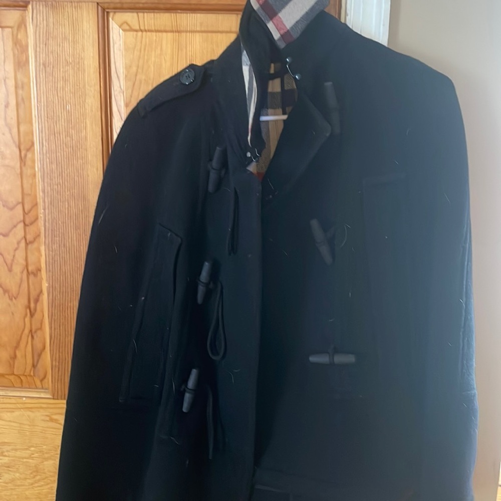 Authentic wool Burberry cape